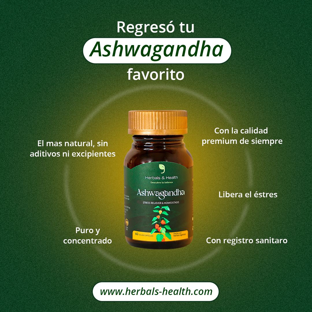 ASHWAGANDHA - ADAPTÓGENO - NATURAL