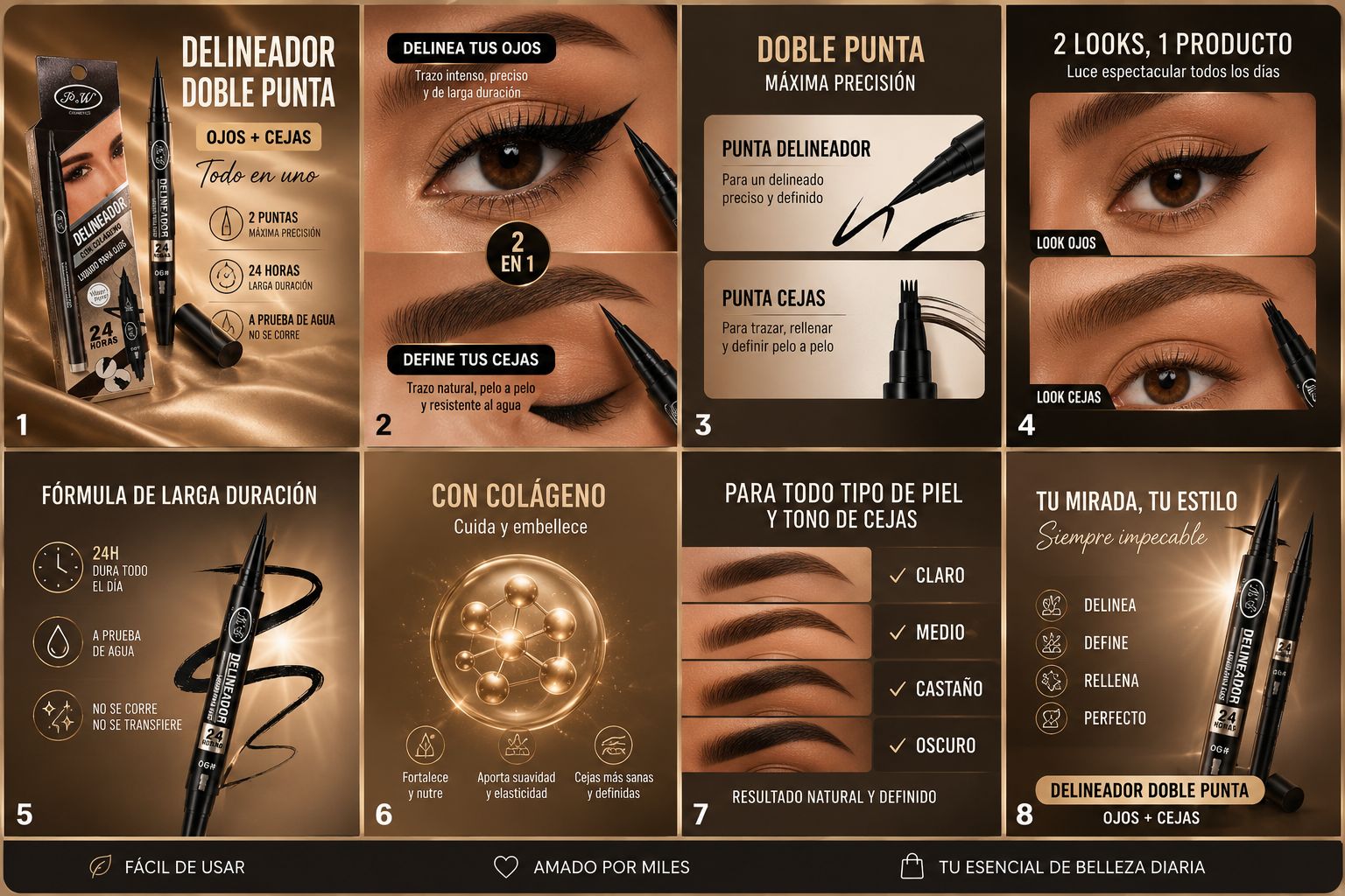 Delineador Precision Brow - Ojos 24h